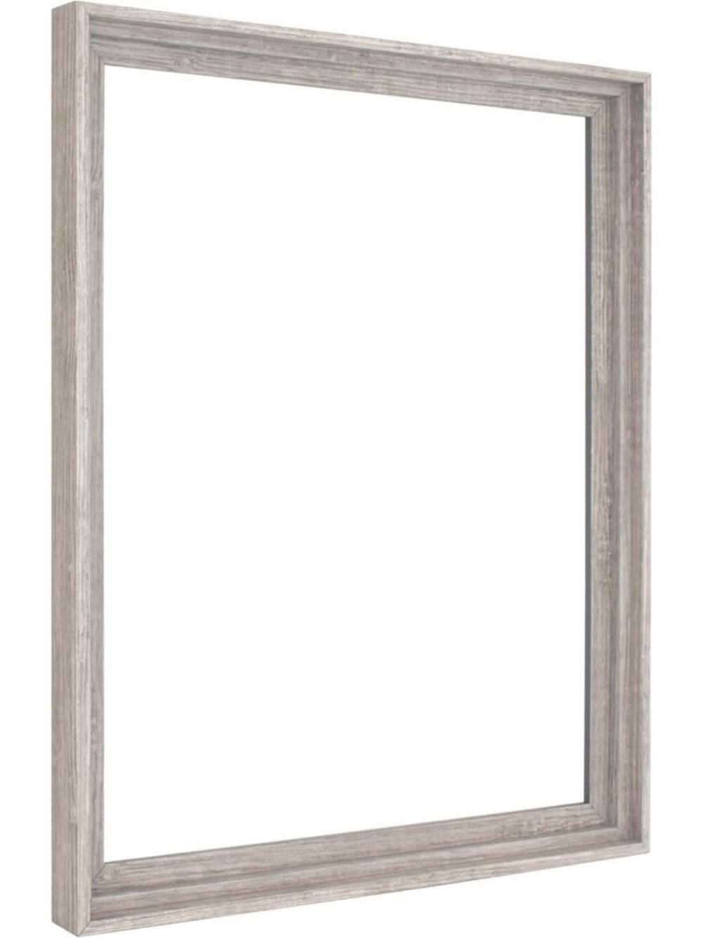 16x20 Gray Woodgrain Canvas Float Frame - Stylish Wall Art Display, Home Decor